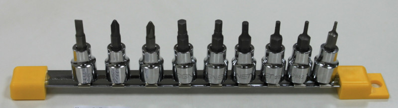 9PCS 3/8"  BIT SOCKET				